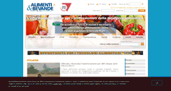Desktop Screenshot of alimentibevande.it